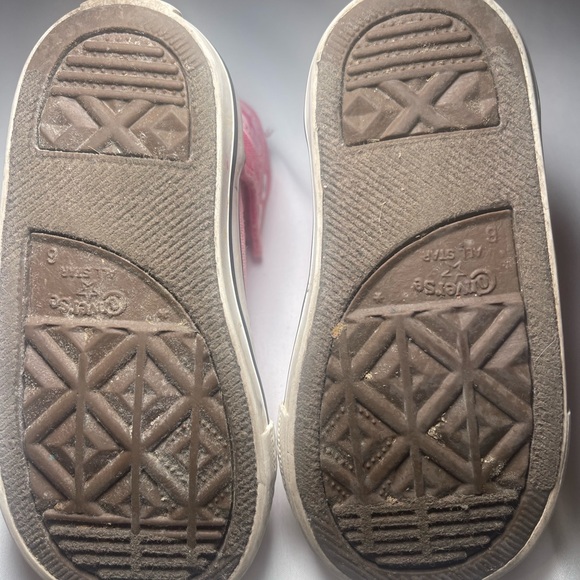 Pink Converse Infant Girls Hi-Top Size 6 - Picture 6 of 6